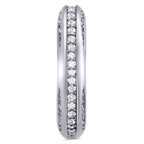 Modern & Elegant | Modern & Elegant*Alex Soldier Modern Sensuality Diamond Crescent Unity Wedding Band