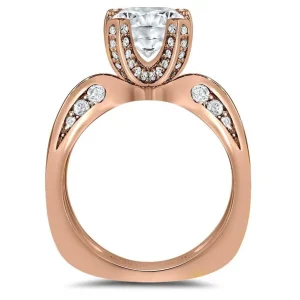 Bold & Vintage Inspired | Gold Rings*Alex Soldier Modern Sensuality Diamond Crown Grace Engagement Ring