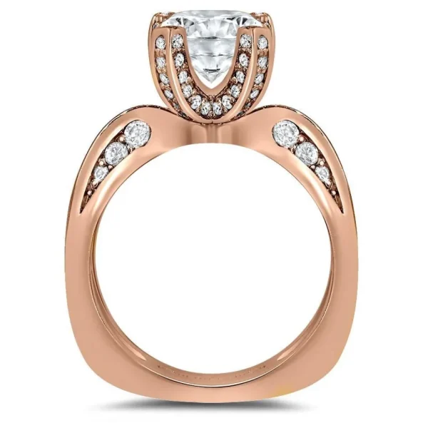 Bold & Vintage Inspired | Gold Rings*Alex Soldier Modern Sensuality Diamond Crown Grace Engagement Ring