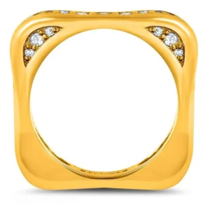 Modern & Elegant | Modern & Elegant*Alex Soldier Modern Sensuality Diamond Crescent Jewel Wedding Band