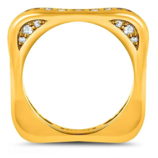 Modern & Elegant | Modern & Elegant*Alex Soldier Modern Sensuality Diamond Crescent Jewel Wedding Band