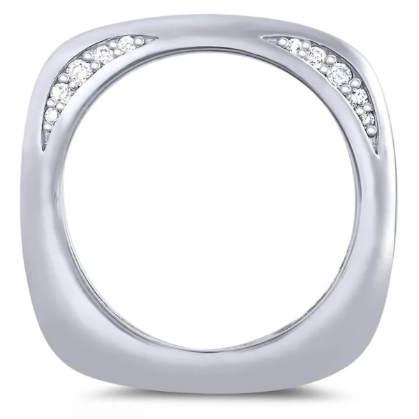 Modern & Elegant | Modern & Elegant*Alex Soldier Modern Sensuality Diamond Crescent Unity Wedding Band