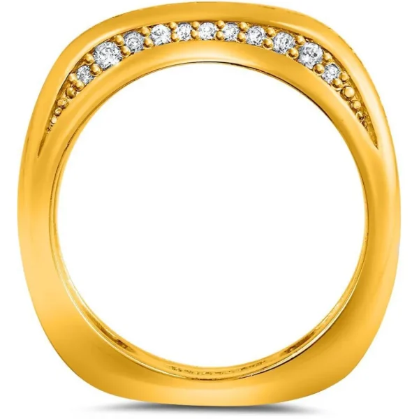 Modern & Elegant | Modern & Elegant*Alex Soldier Modern Sensuality Diamond Hope Wedding Band