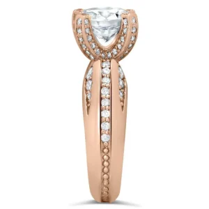 Bold & Vintage Inspired | Gold Rings*Alex Soldier Modern Sensuality Diamond Crown Grace Engagement Ring