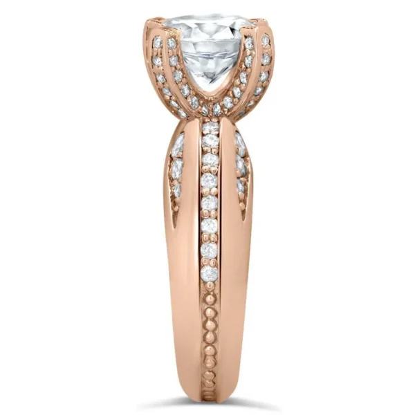 Bold & Vintage Inspired | Gold Rings*Alex Soldier Modern Sensuality Diamond Crown Grace Engagement Ring