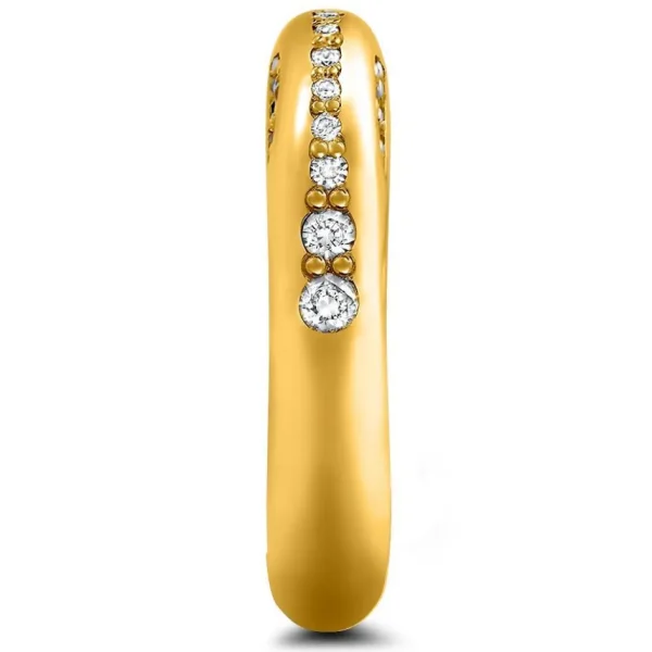Modern & Elegant | Modern & Elegant*Alex Soldier Modern Sensuality Diamond Crescent Jewel Wedding Band