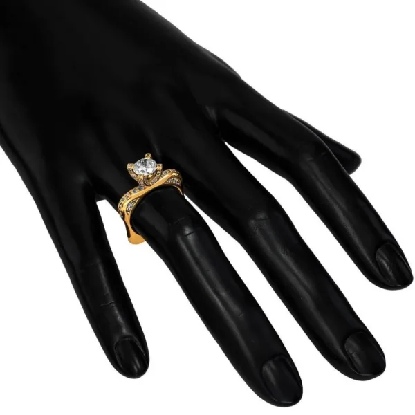 Bold & Vintage Inspired | Gold Rings*Alex Soldier Modern Sensuality Diamond Crown Jewel Engagement Ring