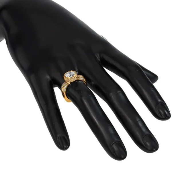 Halo | Gold Rings*Alex Soldier Modern Sensuality Diamond Halo Unity Engagement Ring