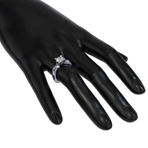 Bold & Vintage Inspired*Alex Soldier Modern Sensuality Diamond Crown Unity Engagement Ring