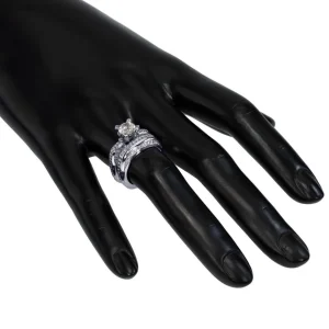 Bold & Vintage Inspired*Alex Soldier Modern Sensuality Diamond Crown Unity Engagement Ring
