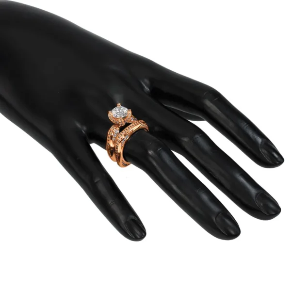 Bold & Vintage Inspired | Gold Rings*Alex Soldier Modern Sensuality Diamond Crown Grace Engagement Ring