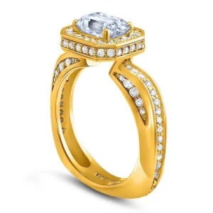 Gold Rings*Alex Soldier Modern Sensuality Millennial Unity Engagement Ring