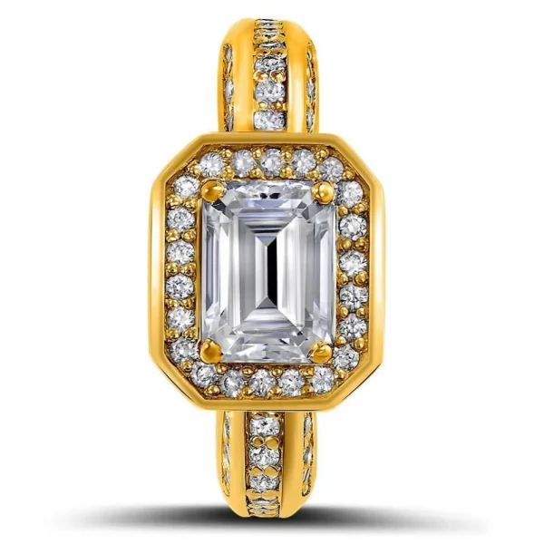 Gold Rings*Alex Soldier Modern Sensuality Millennial Unity Engagement Ring