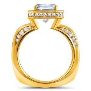 Gold Rings*Alex Soldier Modern Sensuality Millennial Unity Engagement Ring