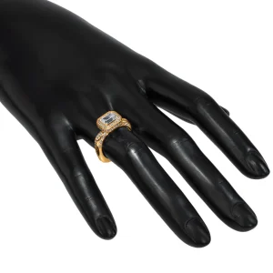 Gold Rings*Alex Soldier Modern Sensuality Millennial Unity Engagement Ring