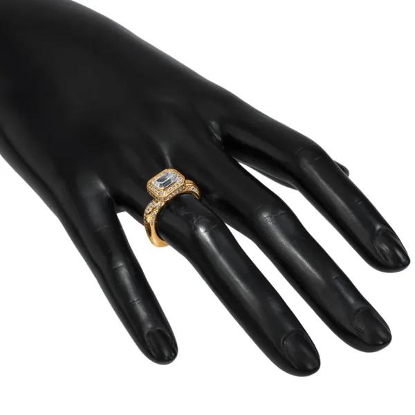 Gold Rings*Alex Soldier Modern Sensuality Millennial Unity Engagement Ring
