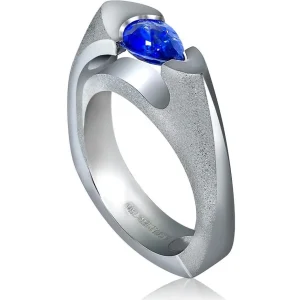 Modern & Elegant | Color Gemstone Rings*Alex Soldier Passion Blue Sapphire Engagement Ring