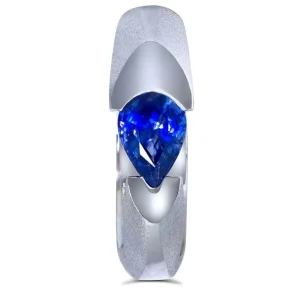 Modern & Elegant | Color Gemstone Rings*Alex Soldier Passion Blue Sapphire Engagement Ring