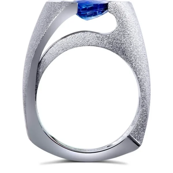 Modern & Elegant | Color Gemstone Rings*Alex Soldier Passion Blue Sapphire Engagement Ring
