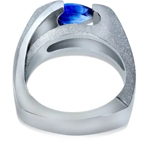 Modern & Elegant | Color Gemstone Rings*Alex Soldier Passion Blue Sapphire Engagement Ring