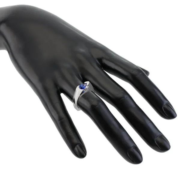 Modern & Elegant | Color Gemstone Rings*Alex Soldier Passion Blue Sapphire Engagement Ring