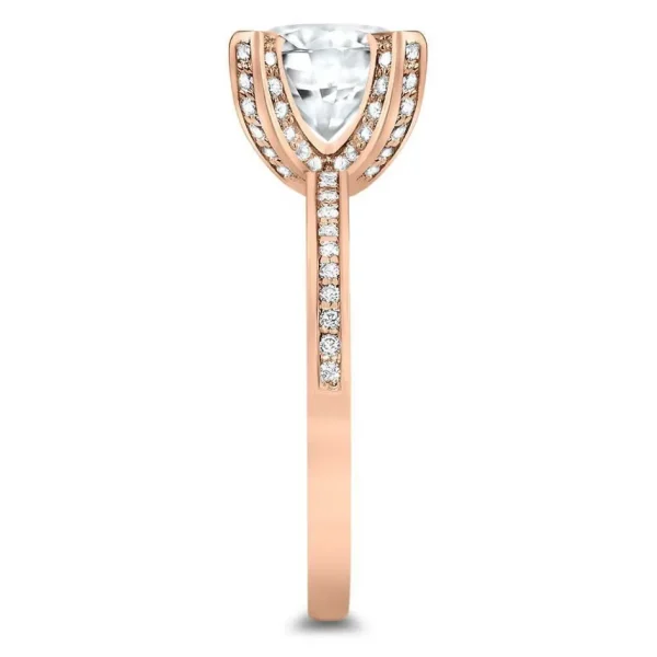 Bold & Vintage Inspired | Gold Rings*Alex Soldier Princess Diamond Crescent Sequel Engagement Ring