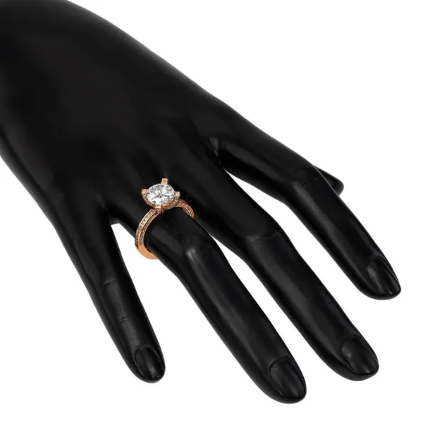Bold & Vintage Inspired | Gold Rings*Alex Soldier Princess Diamond Crescent Sequel Engagement Ring