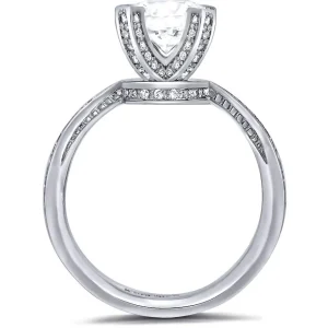Bold & Vintage Inspired*Alex Soldier Princess Diamond Crown Engagement Ring
