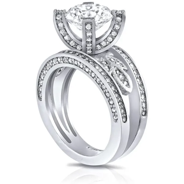 Bold & Vintage Inspired*Alex Soldier Princess Diamond Dream Engagement Ring