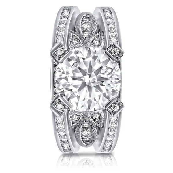 Bold & Vintage Inspired*Alex Soldier Princess Diamond Dream Engagement Ring