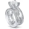 Bold & Vintage Inspired*Alex Soldier Princess Diamond Garden Engagement Ring