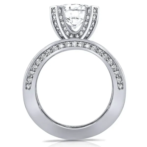 Bold & Vintage Inspired*Alex Soldier Princess Diamond Garden Engagement Ring