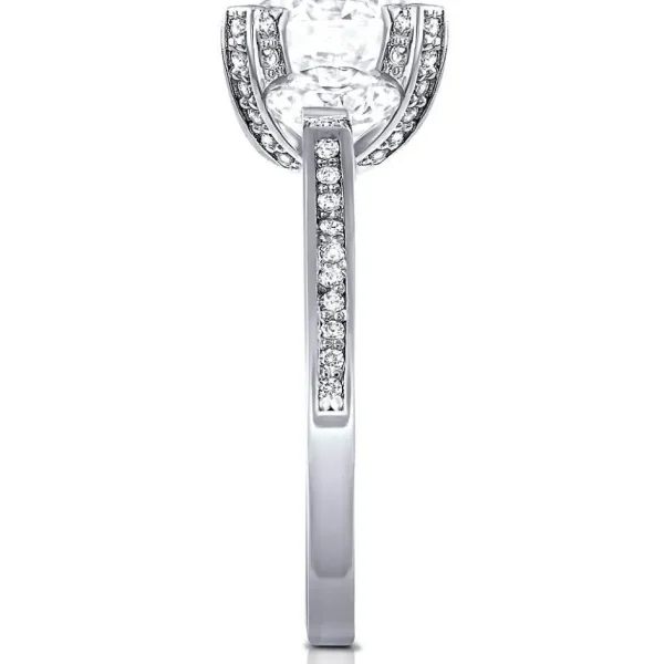 Bold & Vintage Inspired*Alex Soldier Princess Diamond Trinity Engagement Ring