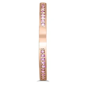 Modern & Elegant | Gemstone Bands*Alex Soldier Princess Sapphire Crescent Stackable Wedding Band