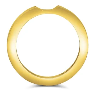Modern & Elegant | Solid Gold Or Platinum Bands*Alex Soldier Princess Stackable Wedding Band With Sand Texture