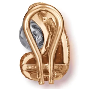 Diamond Jewelry | Diamond Earrings*Alex Soldier Rose Gold Modern Art Earrings with Diamonds