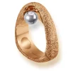 Diamond Jewelry | Designer Rings*Alex Soldier Rose Gold Modern Art Ring with Diamond