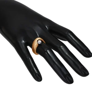 Diamond Jewelry | Designer Rings*Alex Soldier Rose Gold Modern Art Ring with Diamond