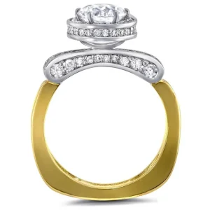 Halo | Gold Rings*Alex Soldier Serendipity Diamond Halo Engagement Ring