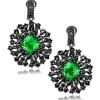 Stud Earrings*Alex Soldier Silver Astra Earrings with Swarovski Crystal & Spinel