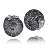 Stud Earrings | Diamond Earrings*Alex Soldier Silver Baby Snail Earrings with Silvermist Diamonds