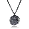 Pendants*Alex Soldier Silver Baby Snail Pendant with Diamonds On Chain