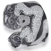 Cuff Bracelets*Alex Soldier Silver Cora Pattern Cuff Bracelet with White Topaz