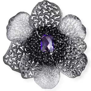 Amethyst Jewelry | Pendants*Alex Soldier Silver Coronaria Brooch/Pendant with Amethyst & Spinel