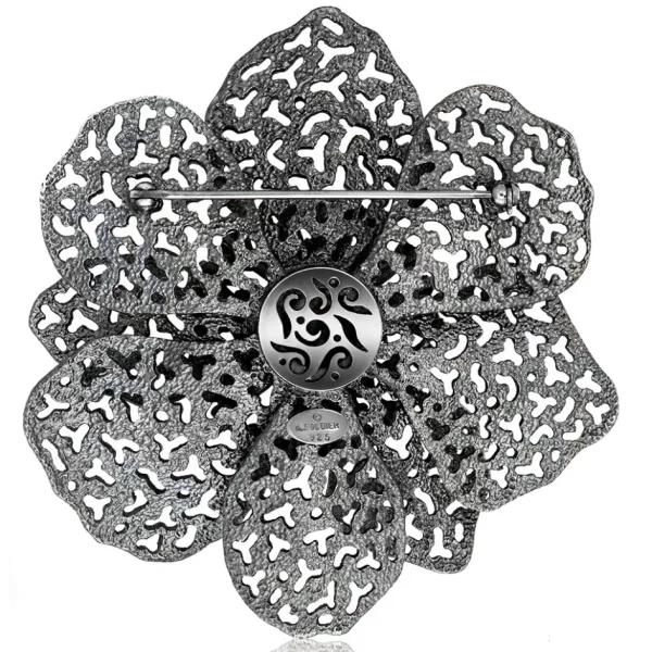 Garnet Jewelry | Pendants*Alex Soldier Silver Coronaria Brooch/Pendant with Agate & Garnet