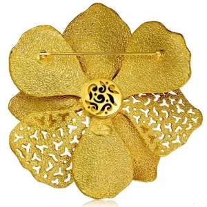 Pendants | Other Brooches*Alex Soldier Silver Coronaria Brooch/Pendant with Blue Topaz, Spinel