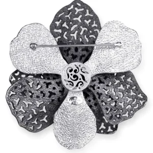 Amethyst Jewelry | Pendants*Alex Soldier Silver Coronaria Brooch/Pendant with Amethyst & Spinel
