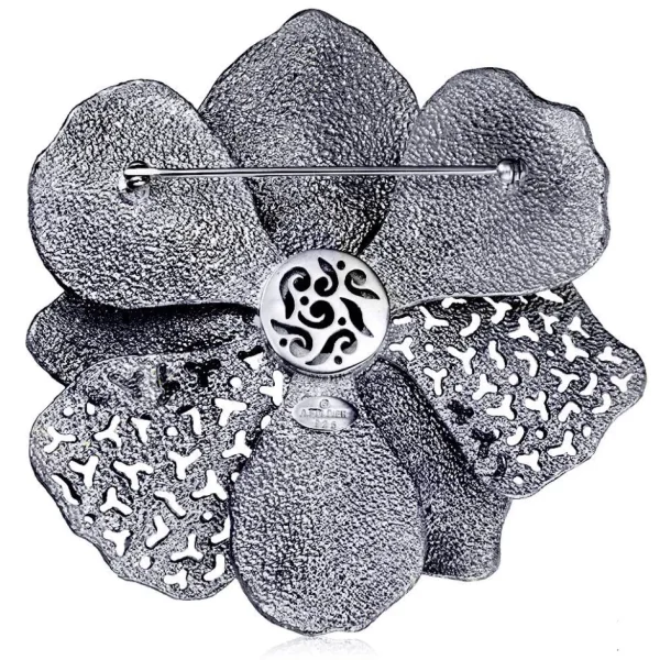 Pendants | Other Brooches*Alex Soldier Silver Coronaria Brooch/Pendant with Round Green Agate