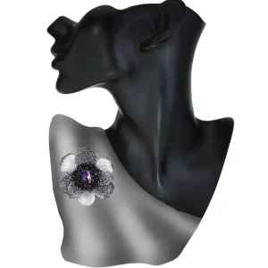 Amethyst Jewelry | Pendants*Alex Soldier Silver Coronaria Brooch/Pendant with Amethyst & Spinel