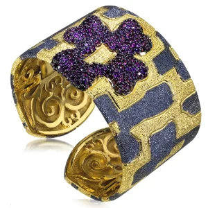 Cuff Bracelets*Alex Soldier Silver Crossroad Cuff Bracelet with Rhodolite Garnet
